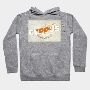 Cyprus Vintage style retro souvenir Hoodie